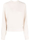 ribbed-knit wool-blend jumper